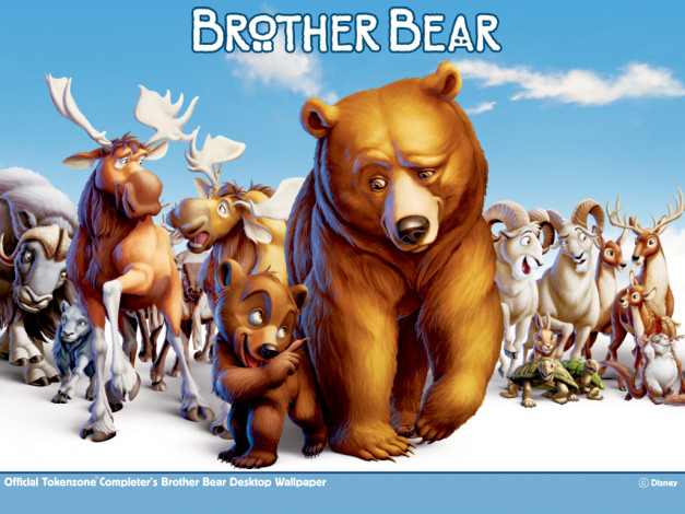 Обои картинки фото мультфильмы, brother, bear