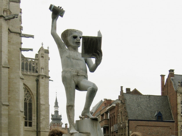 Обои картинки фото belgium, leuven, города, памятники, скульптуры, арт, объекты