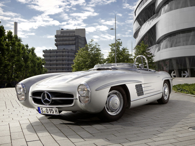 Обои картинки фото mercedes, benz, 300sls, автомобили