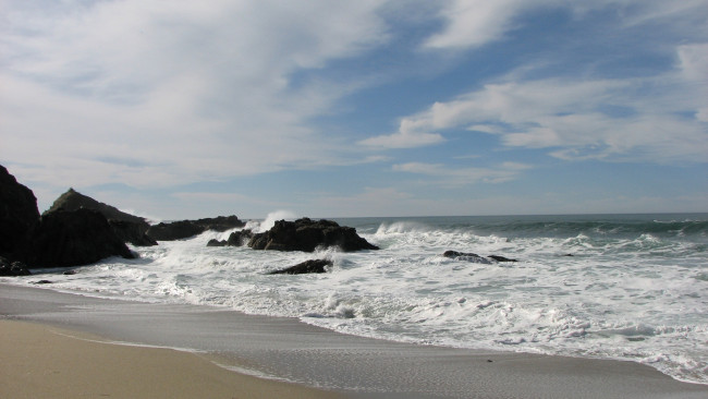 Обои картинки фото природа, моря, океаны, камни, побережье, скалы, море