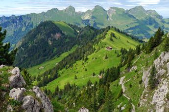 Картинка gastlosen switzerland природа горы