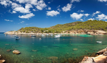 Картинка ибица болеарские острова испания природа побережье море