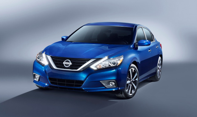 Обои картинки фото автомобили, nissan, datsun, l33, синий, sr, altima, 2016г