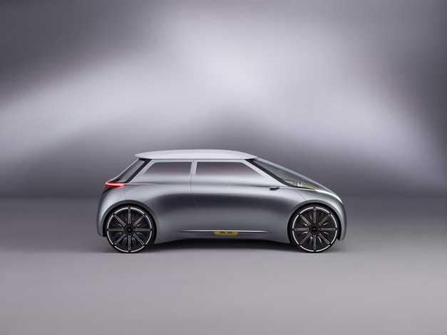 Обои картинки фото mini vision next 100 concept 2016, автомобили, mini, 100, vision, concept, next, 2016