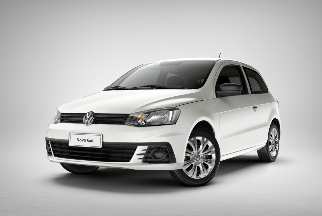 Обои картинки фото автомобили, volkswagen, gol, 2016г, 3-door