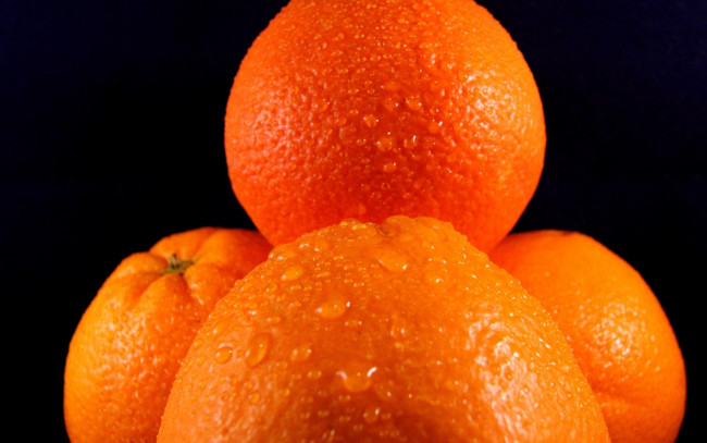 Обои картинки фото еда, цитрусы, капли, макро, апельсины