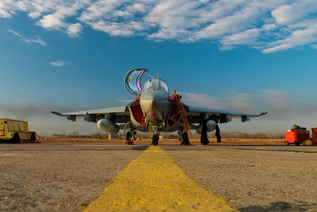 Обои картинки фото авиация, боевые самолёты, Як-130, yak-130, самолёт, учебно-боевой