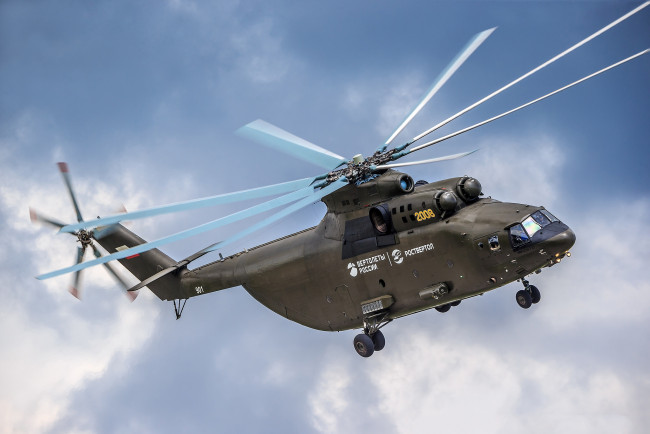 Обои картинки фото mi-26t2, авиация, вертолёты, вертушка