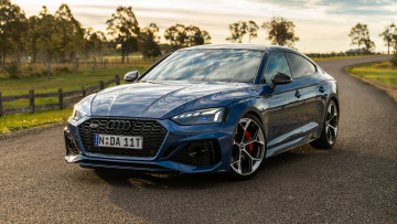 обоя автомобили, audi, rs5, sportback, competition, plus, 2024, синий, спортбэк, ауди