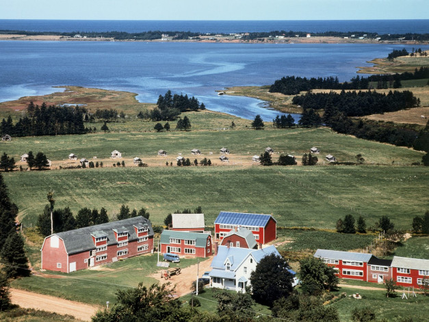 Обои картинки фото covehead, bay, prince, edward, island, canada, города