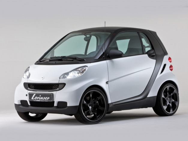 Обои картинки фото 2009, lorinser, smart, fortwo, автомобили