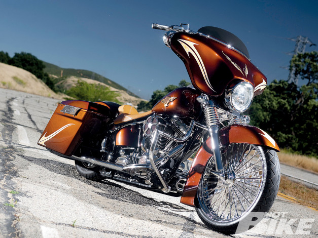 Обои картинки фото 2005, harley, davidson, fat, boy, мотоциклы, customs