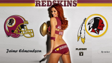 обоя Jaime Edmondson, девушки, washington, redskins