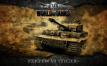 обоя tiger, видео, игры, мир, танков, world, of, tanks, немецкий, танк