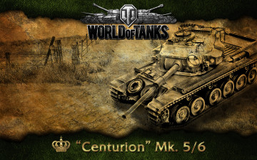 обоя видео, игры, мир, танков, world, of, tanks, centurion, британский, танк