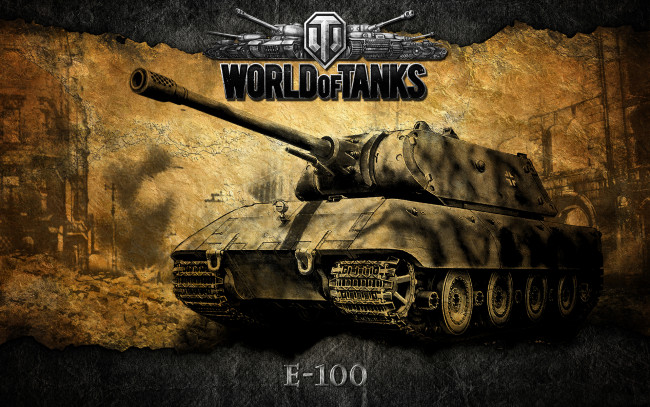 Обои картинки фото 100, видео, игры, мир, танков, world, of, tanks, немецкий, танк, е-100