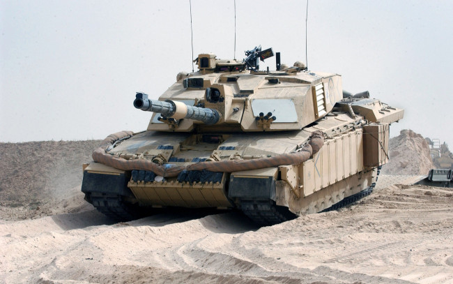 Обои картинки фото техника, военная, пустыня, песок, танк