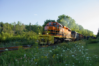 Картинка техника поезда дорога железная состав локомотив рельсы