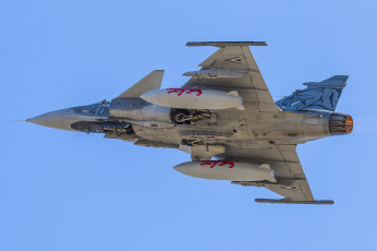 Картинка jas-39c+gripen авиация боевые+самолёты истребитель