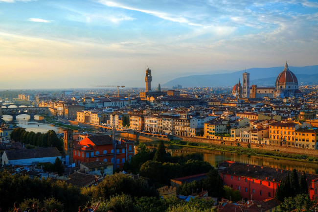 Обои картинки фото florence,  italy, города, флоренция , италия, панорама