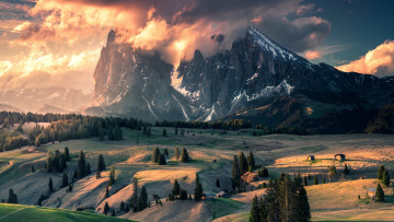 Картинка природа горы доломитовые альпы италия