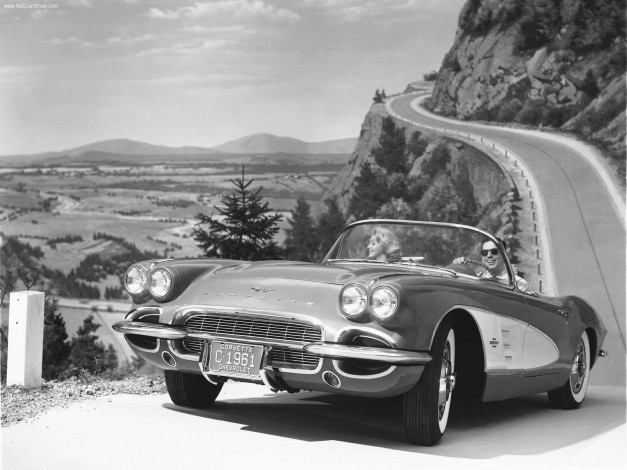 Обои картинки фото chevrolet, corvette, c1, 1953, автомобили