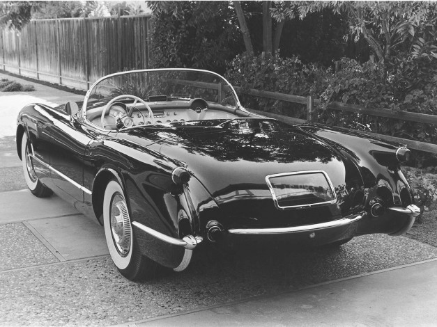 Обои картинки фото chevrolet, corvette, c1, 1953, автомобили