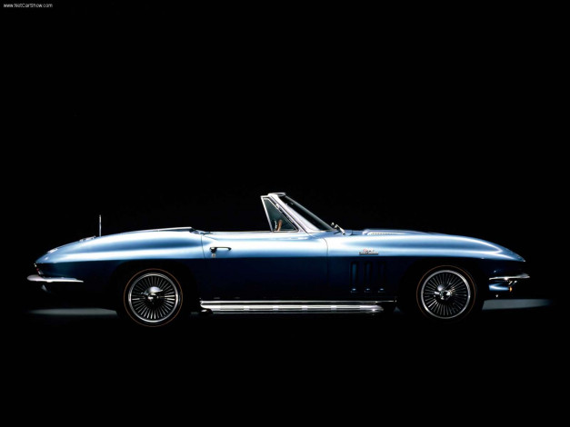 Обои картинки фото chevrolet, corvette, c2, 1963, автомобили