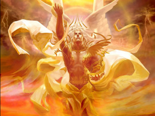 Картинка архангел фэнтези ангелы