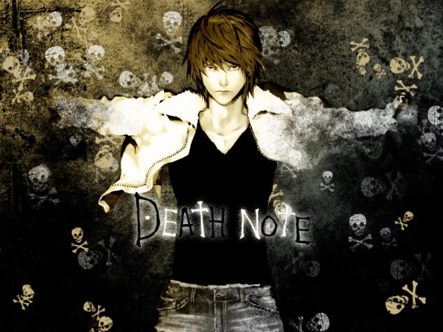 Обои картинки фото dn132, аниме, death, note
