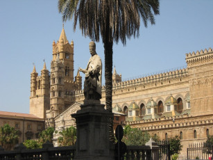 обоя palermo, города, католические, соборы, костелы, аббатства