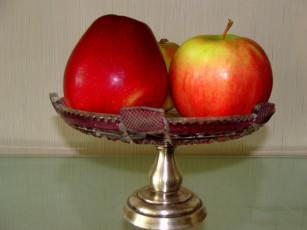 обоя еда, Яблоки, ваза, яблоки