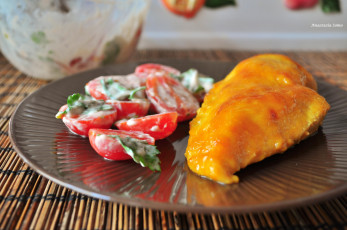 Картинка еда вторые блюда помидоры куриная грудка томаты