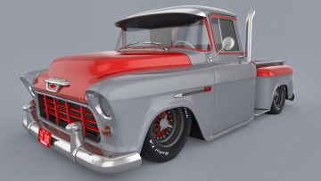 Картинка автомобили 3д chevrolet 3100 pickup 1955