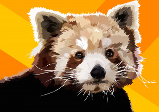 Картинка векторная+графика животные+ animals панда