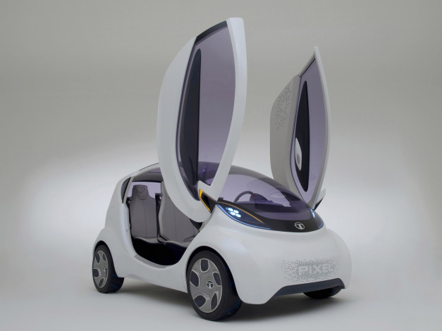 Обои картинки фото tata pixel concept 2011, автомобили, tata, 2011, concept, pixel