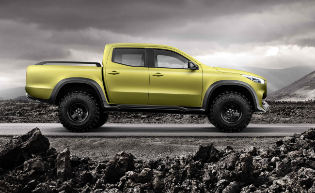 Обои картинки фото mercedes-benz x-class pickup concept 2016, автомобили, mercedes-benz, pickup, concept, 2016, x-class