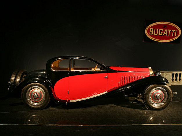 Обои картинки фото bugatti, type, 50t, coupe, profilee, автомобили