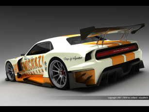 Картинка 2009 dodge challenger le mans concept автомобили 3д