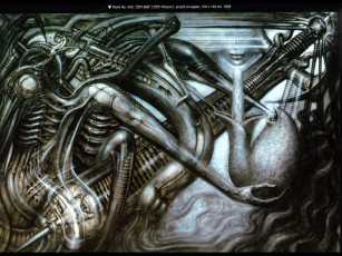 Картинка фэнтези giger