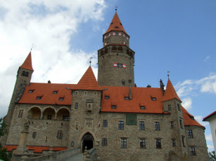обоя bouzov, castle, Чехия, города, дворцы, замки, крепости, замок