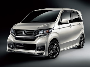 обоя автомобили, honda, n, wgn, n-series, серый, 2013г, custom