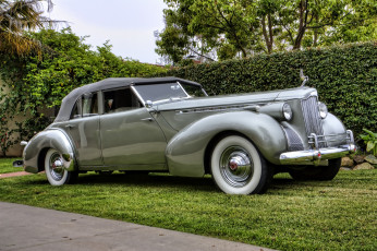 Картинка 1940+packard+1807+darrin+convertible+sedan автомобили выставки+и+уличные+фото автошоу выставка