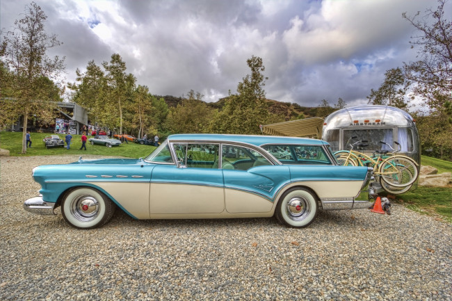 Обои картинки фото 1957 buick caballero wagon, автомобили, выставки и уличные фото, автошоу, выставка
