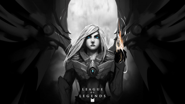 Обои картинки фото видео игры, league of legends, персонаж, kayle