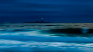 Картинка природа маяки ночь море маяк