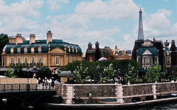 Картинка города париж+ франция мост набережная