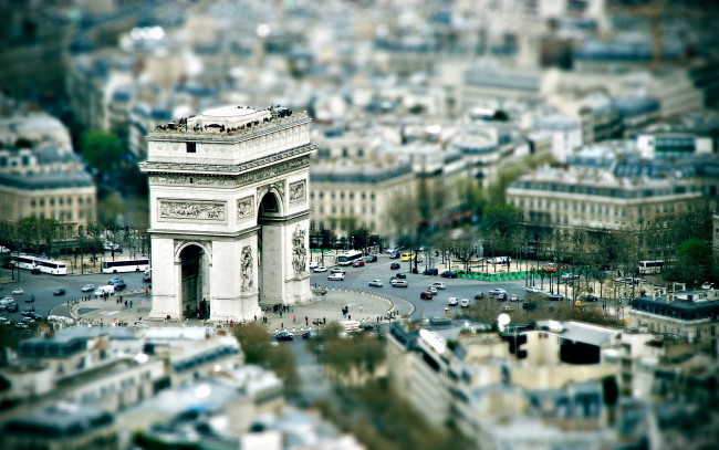 Обои картинки фото города, париж , франция, триумфальная, арка