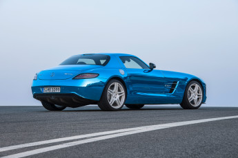Картинка mercedes-benz+sls+amg+coupe+electric+car+2014 автомобили mercedes-benz 2014 blue sls car electric coupe amg