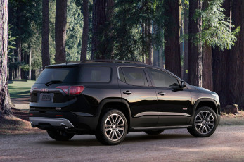 обоя gmc acadia 2018, автомобили, gm-gmc, чёрный, 2018, acadia, gmc